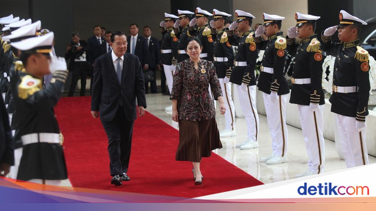 Puan Maharani Terima Presiden Senat Kamboja Hun Sen