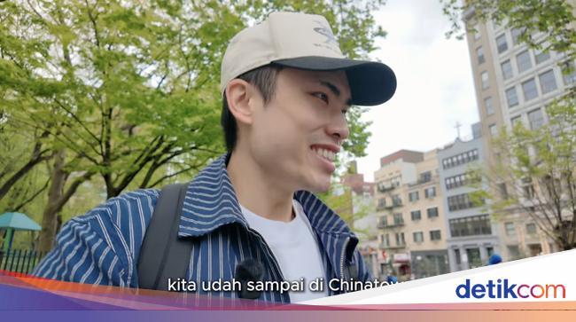 YouTuber Indonesia Cicip Gado-gado dan Ikan Bakar di New York