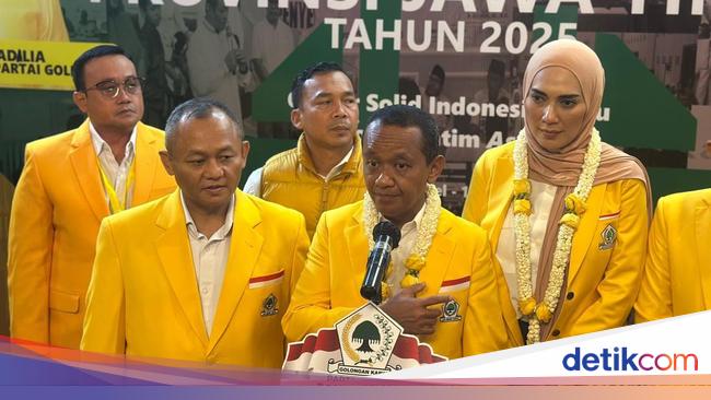 Bahlil Puji Kinerja Sarmuji Bisa Naikkan Kursi Partai: Nilainya A