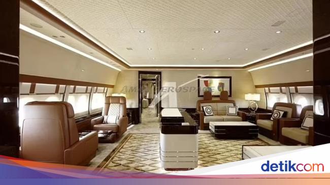 Donald Trump Terima Hadiah Jet Jumbo dari Qatar, Bak Istana di Langit