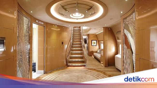 Bagai Istana di Langit, Intip Jet Mewah dari Qatar untuk Donald Trump