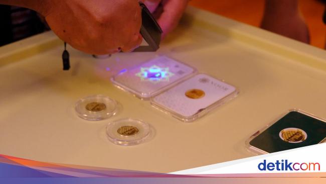 Peruri Garap Pesanan Dinar &amp; Emas Batangan, Segini Nilainya
