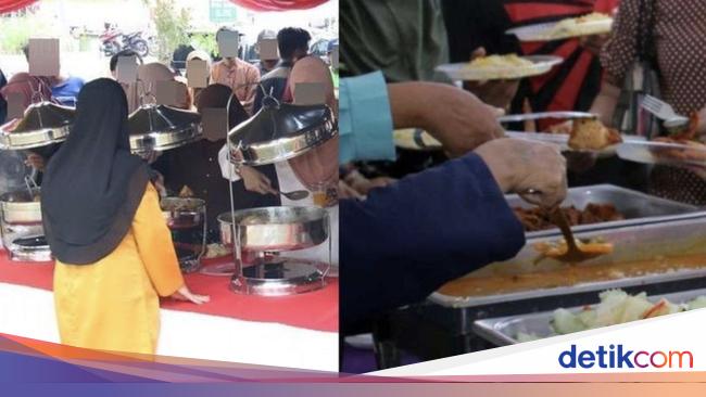 Tamu Kondangan Kesal karena Pengantin Beri 'Jatah' Makanan Prasmanan