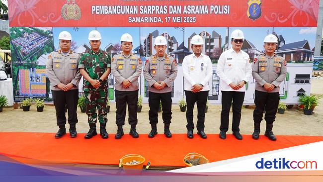 Kapolri Groundbreaking Asrama Polresta Samarinda, Tingkatkan Pelayanan untuk Masyarakat