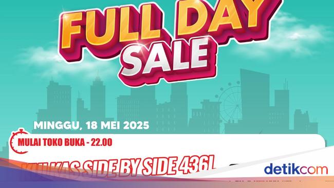 Kulkas Dua Pintu di Transmart Full Day Sale Diskon 2 Jutaan