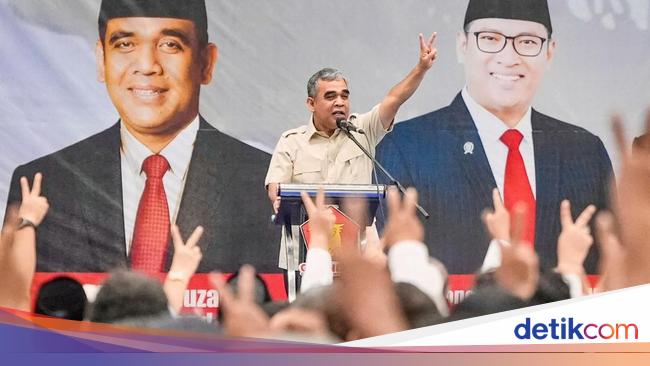 Muzani ke Kader Gerindra: Terus Kerja Agar Rakyat Ingin Prabowo 2 Periode
