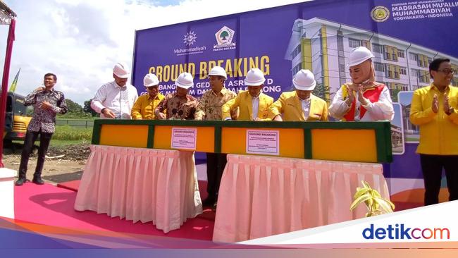 Tepati Janji ke Muhammadiyah, Bahlil Bangun Asrama Madrasah di Bantul