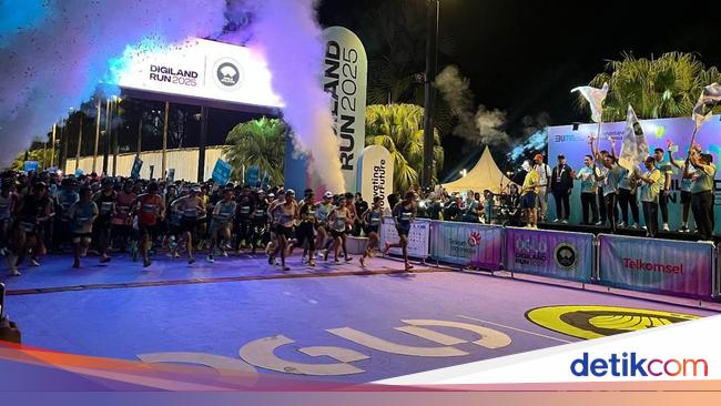HUT Ke-60 Telkom, 12.500 Peserta Ramaikan Digiland Run 2025