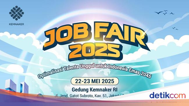 Catat! Kemnaker Gelar Job Fair 2025, Ada 25 Ribu Lowongan Kerja