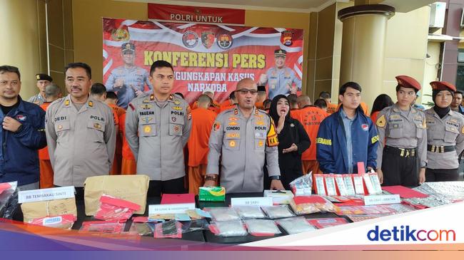 Polres Serang Tangkap 28 Kurir hingga Bandar Narkoba dan Obat Keras