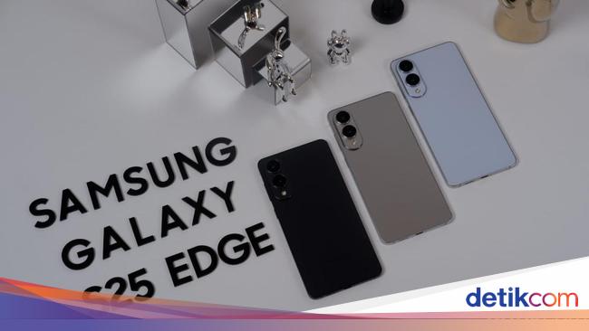 Ini Galaxy S25 Edge, HP Samsung Tertipis Harga Rp 19 Jutaan