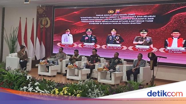 Polda Banten Gelar FGD Berantas Premanisme, Undang Kadin hingga GRIB Jaya