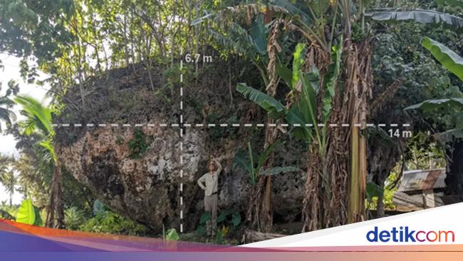 Tsunami Kuno Gulingkan Batu Raksasa dari Tebing 30 Meter