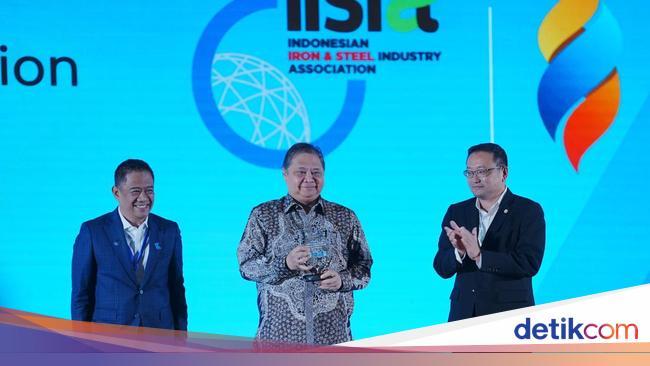 Airlangga Soroti Peran Industri Baja RI di Pasar Global, Ekspor Naik 22%
