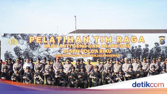 154 Personel Tim 'Raga' Masuk Barak SPN Polda Riau, Siap Jalani Pelatihan
