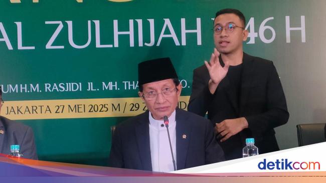 Menag: Meski Hanya 1 Orang Lihat, Ketinggian Hilal Lewati Standar MABIMS