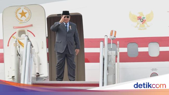 Prabowo Kembali ke Tanah Air Usai Hadiri KTT Ke-46 ASEAN di Malaysia
