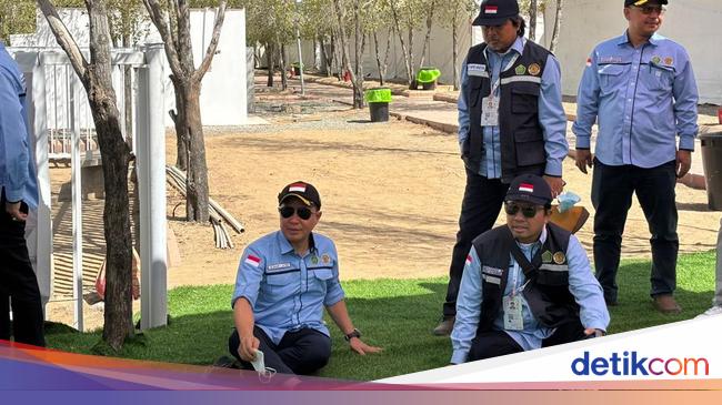 Dirjen Haji Kembali Cek Tenda Wukuf di Arafah, Beri Catatan Posisi Kasur