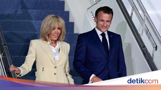 Tiba di Indonesia, Presiden Prancis Macron: Negara Kalian Indah