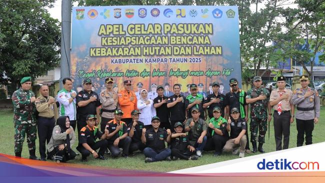 Memasuki Kemarau, Polres Kampar Riau Tingkatkan Kesiagaan Bencana Karhutla