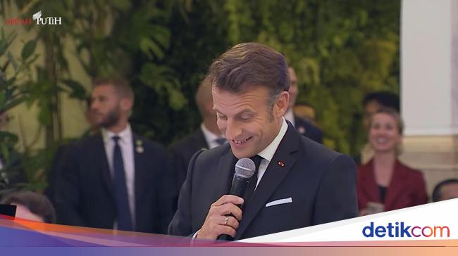 Macron Ngomong Bahasa Indonesia di Gala Dinner: Bersama Kita Akan Berhasil