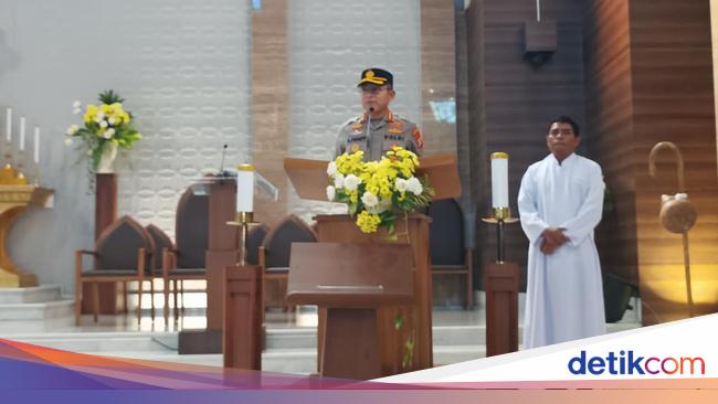 Kapolres Jakut Cek Ibadah Kenaikan Yesus Kristus di Gereja Kim Tae Gon