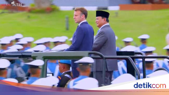 Naik Maung, Prabowo Ajak Macron Inspeksi Pasukan di Akmil Magelang