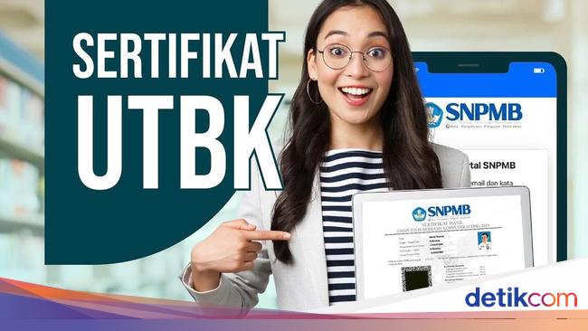 Cara Download Sertifikat UTBK 2025 Buat Daftar Ulang!