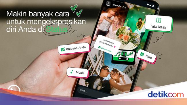 4 Fitur Baru WhatsApp Status, Bisa Bikin Kolase Foto ala IG Stories