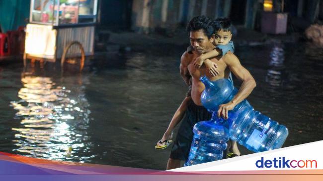 2 RT di Penjaringan Terendam Banjir Rob Pagi Ini, Ketinggian Air Capai 55 Cm