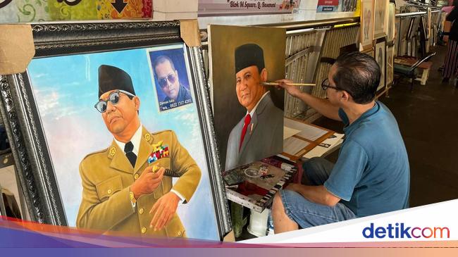 Dari Tangan Pak Diman, Wajah Presiden RI Sepanjang Masa Kumpul di Blok M