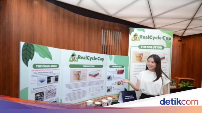 Gracelyn, Siswi SMA Ini Ciptakan Cangkir Kopi Kertas Bebas Mikroplastik