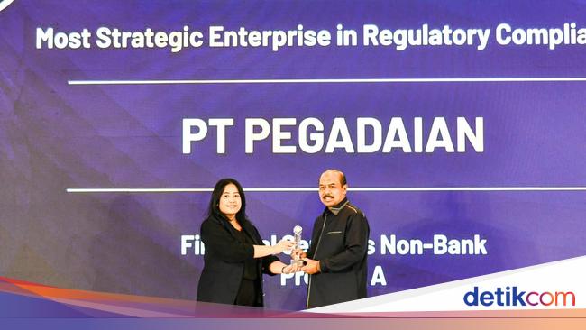 Pegadaian Raih Penghargaan di Indonesia Regulatory Compliance Awards 2025