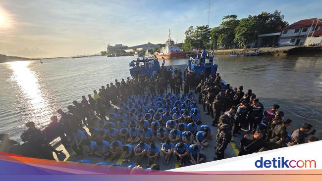 Zero Narkoba-HP, 100 Napi Beresiko Tinggi Dipindah ke Lapas Nusakambangan