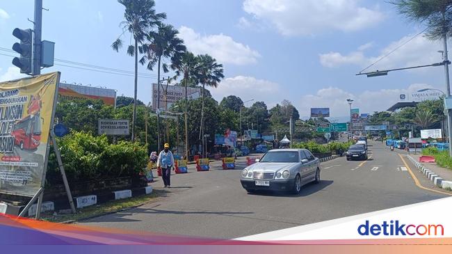 One Way Puncak Arah Jakarta Diberlakukan Siang Ini