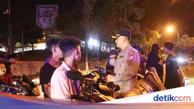 Patroli Malam di Pelalawan Riau: Kedai Tuak Didatangi-Balap Liar Dibubarkan