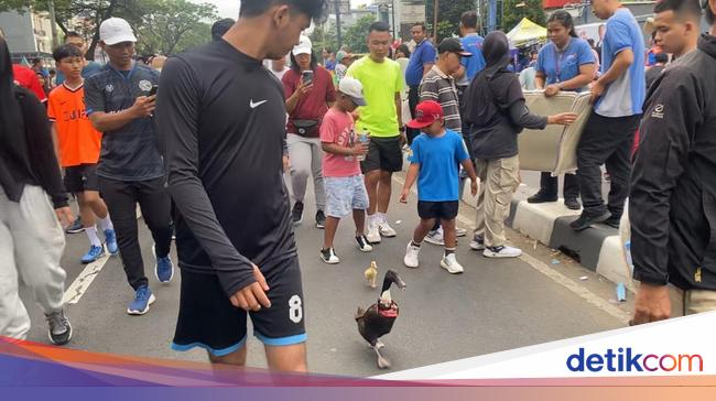 Warga Bersyukur Bisa Bawa Bebek ke CFD Depok: Kalau di Jakarta Nggak Boleh