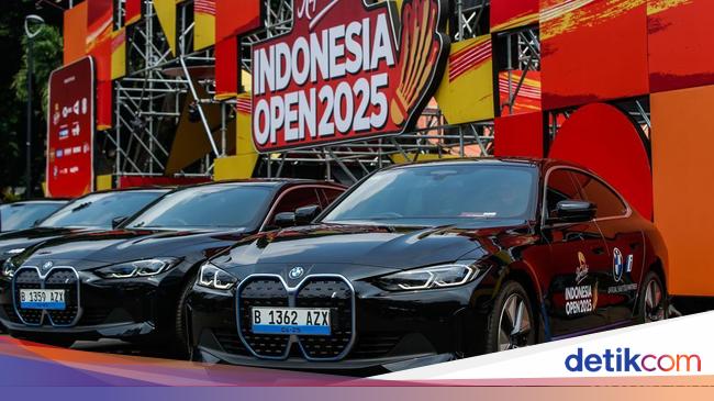 Deretan Mobil Listrik Mewah Mejeng di Indonesia Open 2025