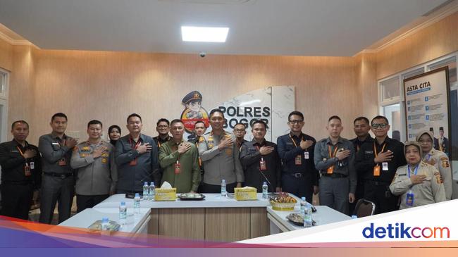 Peserta Sespimmen Polri KKP di Polres Bogor, Baksos ke Anak Yatim-Disabilitas