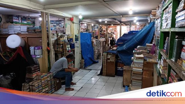 Surga Buku Bekas di Jakarta Pusat Kini Sunyi Senyap