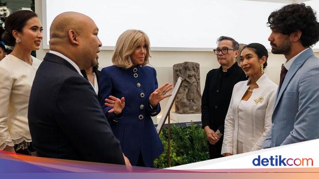 Foto: Gaya Artis Indonesia Bertemu Brigitte Macron, Angkat Kearifan Lokal
