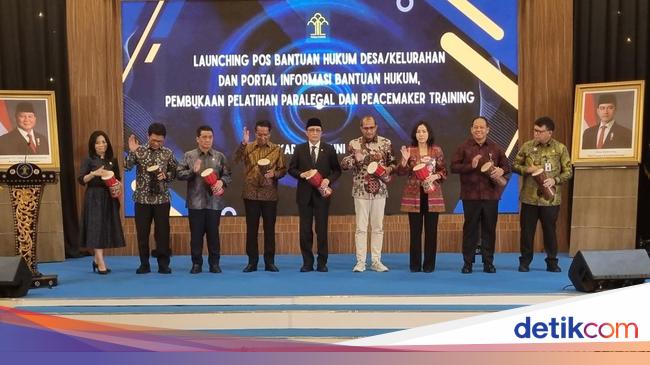 Kemenkum Luncurkan Pos Bantuan Hukum, Gratis Advokasi Warga Desa