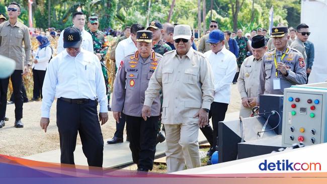 Capaian Panen Jagung 2,54 Juta Ton Bikin Prabowo Puji Kapolri Tokoh Patriotik