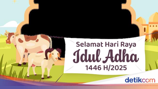 10 Twibbon Hari Raya Idul Adha 2025 Baru dan Gratis, Bagikan di Medsos!