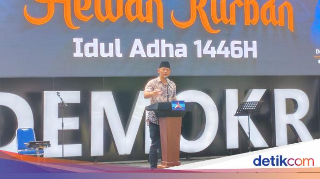 AHY Terharu Banyak Non Muslim Ikut Kurban: Kepedulian Tembus Batas Identitas