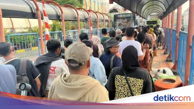 Antrean Transjabodetabek ke Alsut hingga Bogor Mengular di Terminal Blok M