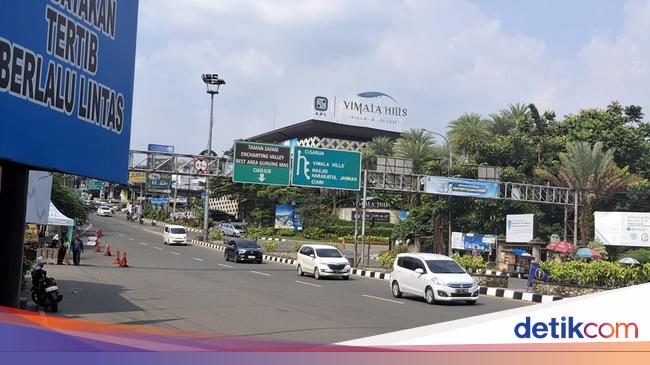 Lalin Puncak Bogor Berlaku One Way ke Jakarta