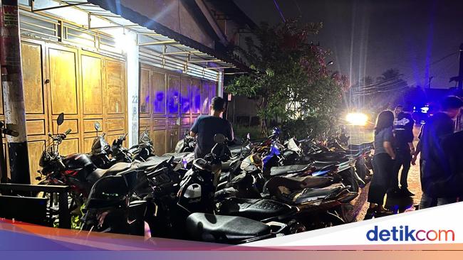 Polisi Sita Puluhan Motor dari Rumah Penampungan Barang Curian di Medan