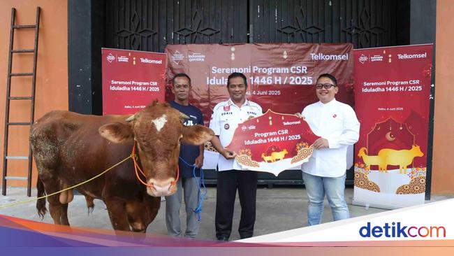 Telkomsel Tebar Ratusan Hewan Kurban ke 600 Titik Prioritas Nasional