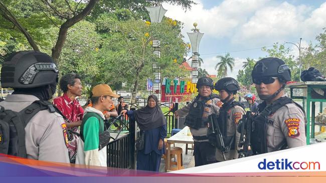 Long Weekend, Tim Raga Polda Riau Keliling Kota Patroli Objek Wisata